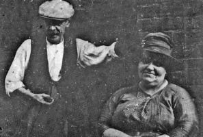 Sidney Reed, born in Jersey in 1876, the son of John (1841-1890) and Selina, nee Seymour (1838-1919) with his wife Martha Elizabeth, nee Cross (1881-1970). The couple married in Portsmouth in 1902 and had four children