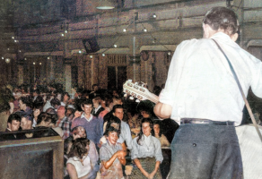 A concert in the hall in the 1960s
