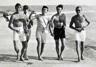 A Jersey Surf Board Club fashion shoot in 1974