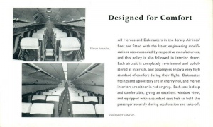 Jersey Airlines 1960 brochure