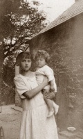 Edna Carrel and nephew Kenneth Brodie
