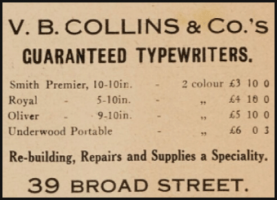 Advert from Jersey Leader, 1935