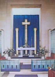 The church's chancel