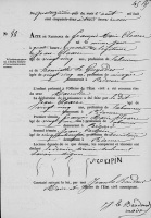 Francois Marie Cloarec's birth record