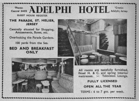 Adelphi Hotel 1964 tourism guide advert