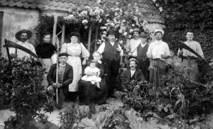 The Langlois family at Les Cosniers