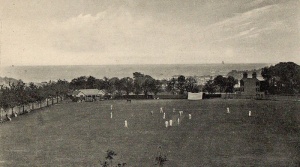 Cricket on the College Field in 1929