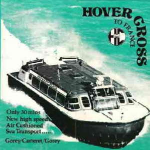 Advertisement for the hovercraft service which never started