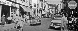 Western end of the street in 1965