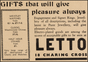 Advert from Jersey Leader, 1935