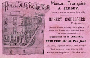 Boule d'Or Hotel advertisement