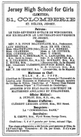 1887 advert from L'Almanach de la Gazette de Jersey