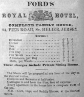 Ford's Royal Hotel was at 24 Pier Road in 1840