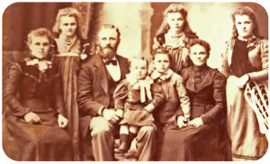 Walter and Mary Jane Robilliard and their children