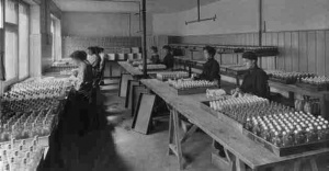 Preparing an overseas order at Luce's Southampton factory