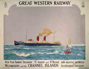 A poster advertising holidays on the St Julian