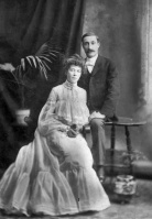 Oswald and Georgina in August 1903