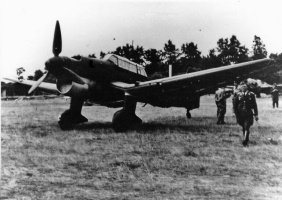 A Stuka dive bomber in 1940