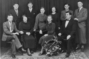 Alfred Thomas and Lousa Cornish's silver wedding in 1935