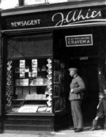 Ahier newsagent in York Street during the Occupation