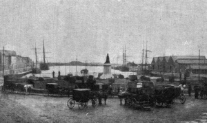 The view from the Star Hotel on the corner of Mulcaster Street in the early 1900s