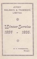 1920s timetable