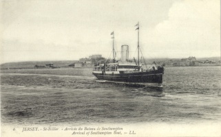 Arrival of Southampton boat
