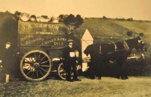 Samson's delivery cart