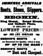 1899 Evening Post advert