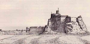 The castle from the west