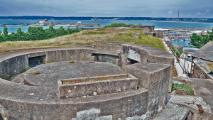 Harbour defences at South Hill
