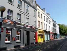 The grey building in the foreground is all part of No 14