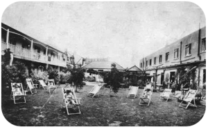 Sunshine Hotel garden 1936