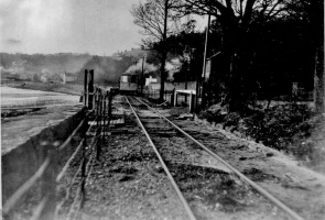 The seaside track at La Haule