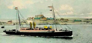 A mailboat's arrival