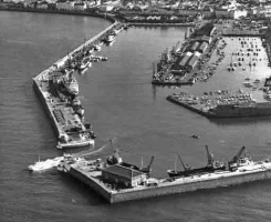 1950s aerial view