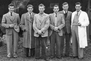 Brothers Leslie, Stephen, Harold, Cyril, Clarrie and Bill Perchard