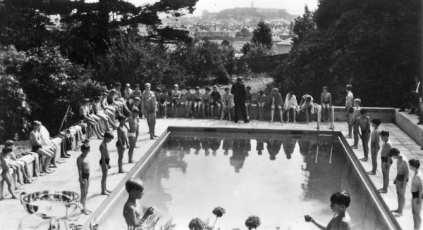 A swimming gala at St Ewold