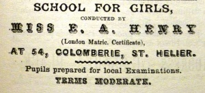 Miss E A Henry's school