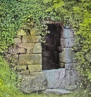 A Victorian lantern slide of a well at St Aubin