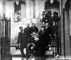 Funeral of Philip Nicolle Gallichan's father