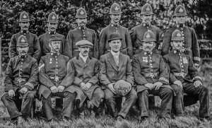 The Paid Police football team in the 1900s. Was this their match strip?