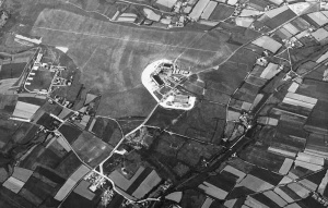 An aerial view in 1949