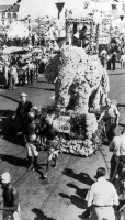 A float in the 1950s