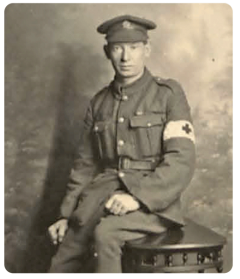 Driver William George Richard Purchase, MM, Royal Army Service Corps driver, was born in St John in 1883, the son of William and Augustine Le Montaut. He was awarded the Military Medal for conspicuous gallantry in driving a motor ambulance to St Jean on 19 December 1915 after a gas attack, while the roads were heavily shelled, effecting the removal of many severely wounded men