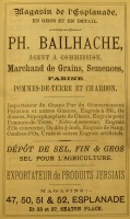 Philip Bailhache's merchant's business occupied a large block between the Esplanade and Seaton Place in the mid-19th century