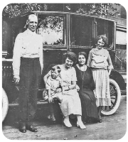 Herbert Landis, Robert Lesage, Mabel Garnier, Elizabeth Garnier and Ruby Lesage