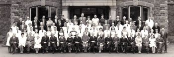 A photograph of staff in the 1960s - Picture Evening Post