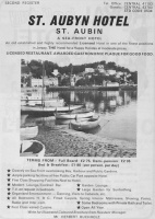 Aubyn Hotel 1972 advert