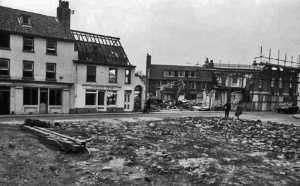 Demolition under way